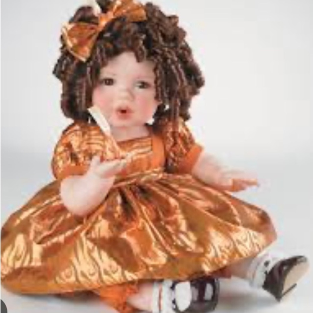 Marie Osmond Caramel Kisses Porcelain Doll